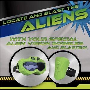 Alien👽Vision Goggles and Blaster